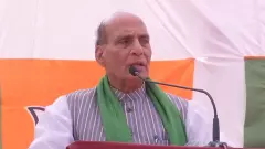 Cong used religion to grab power; BJP believes in humanity: Rajnath in Karnataka
