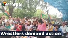 Won’t move an inch until demands are met: Wrestlers at Jantar Mantar