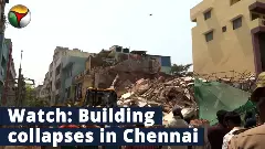 70-year-old building collapses in Chennai; rescue ops underway