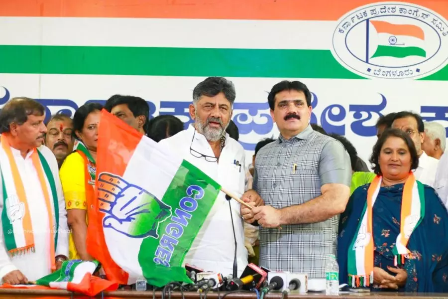 Karnataka polls: Actor Shivarajkumars wife Geetha joins Congress